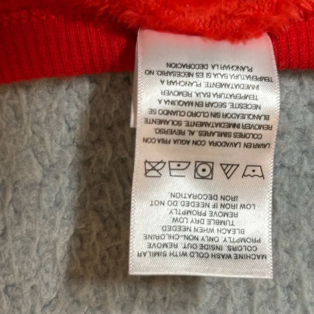 Disney Sweater‎ Juniors XL 15/17 Red Mickey Mouse Christmas Reindeer Sweatshirt - Image 9