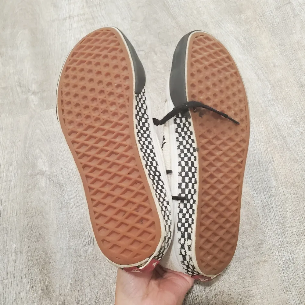 Vans SK8 Hi Reissue DIY Black/True White Unisex Skate Shoes Size 5 (M) 6½ (W) - Image 8