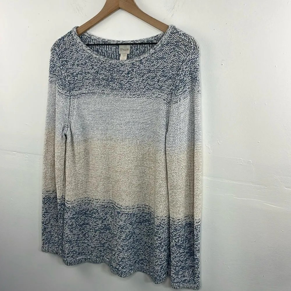 CHICO’s Space-Dye Jewel Pullover Sweater size 3 or Large - Image 4