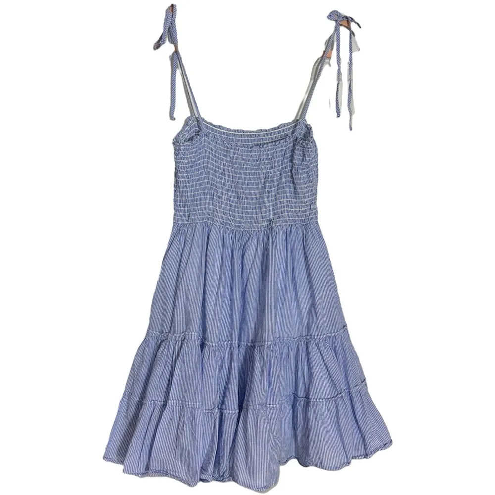 Rays for Days Emma Blue Striped Mini Dress Womens M Size M - Image 9