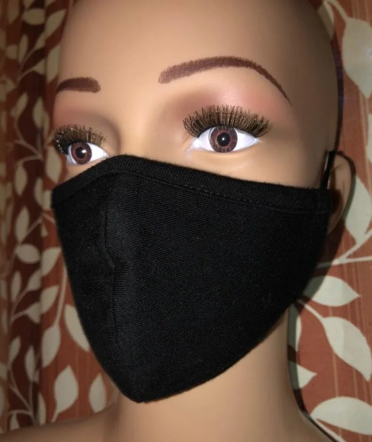 4 Adjustable Protective Face Mask Black - Image 3