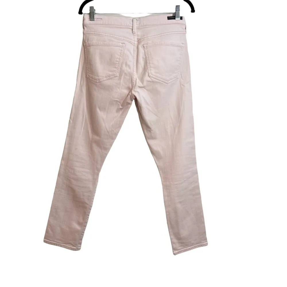 Elsa Misrise Slim Fit Crop Pink Jeans - Image 2