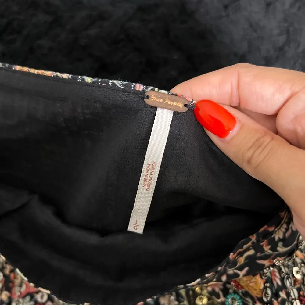 Free People Embellished Mini Skirt Size Large NWOT - Image 5