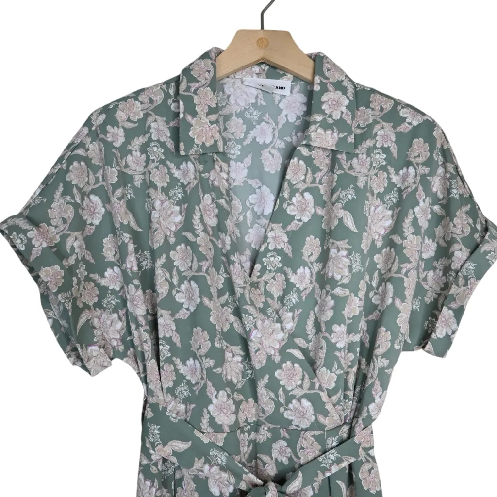 Lucky Brand Women's M Floral Belted Midi Dress - Image 3