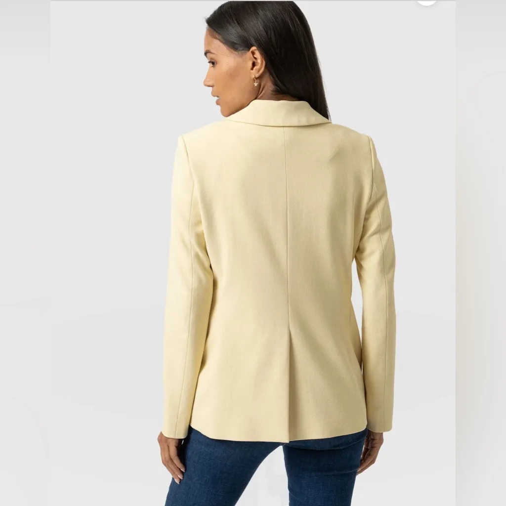 Saint + Sofia Carmen Yellow Blazer Size 10 - Image 2