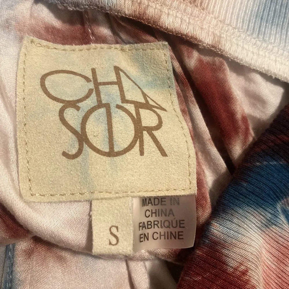 CHASER HEIRLOOM WOVENS RIB WAIST UTILITY SHORTS SHORELINE TIE DYE small NWOT - Image 4