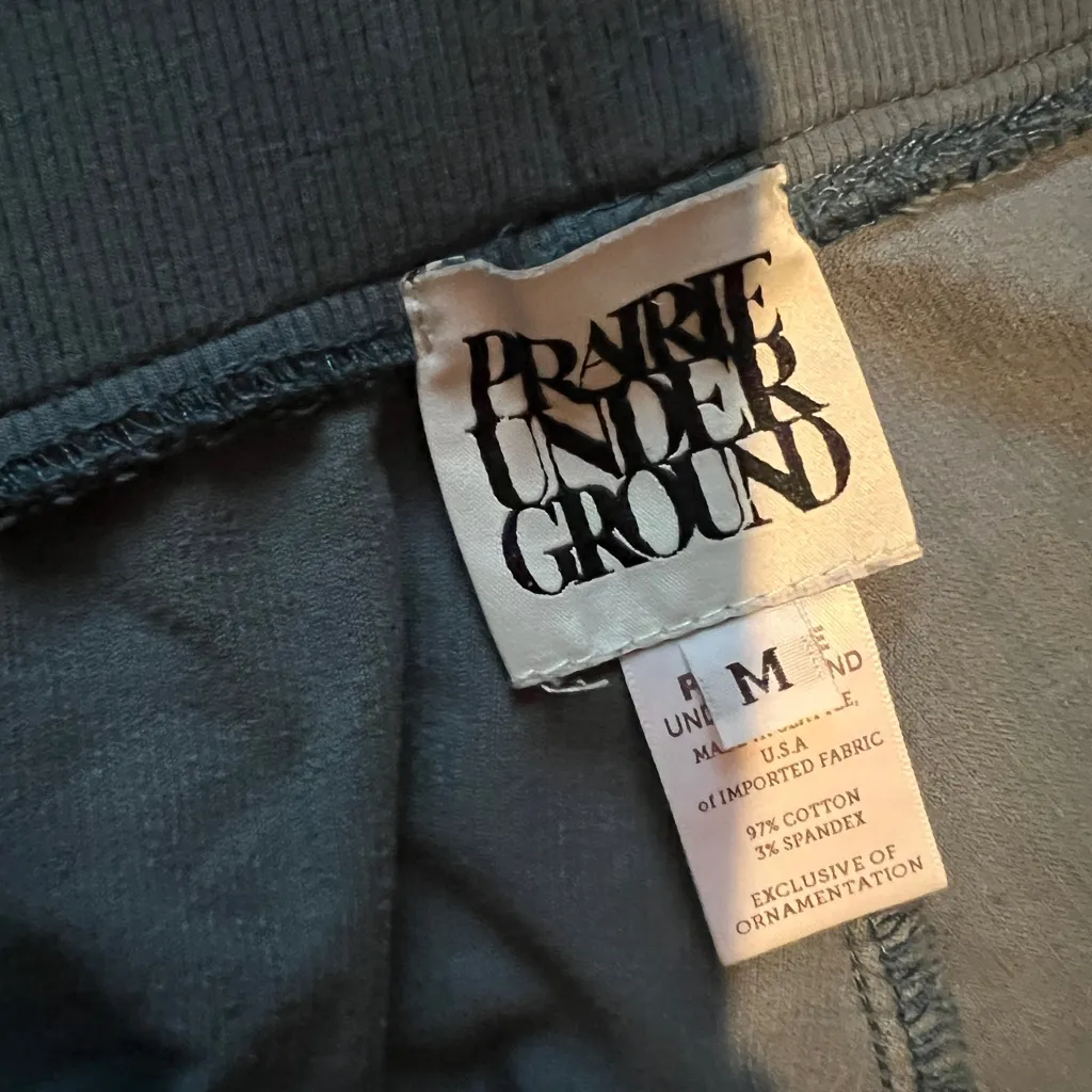 Prairie Underground Slate Gray Blue Treat Me Right Corduroy Legging Pant Medium - Image 8