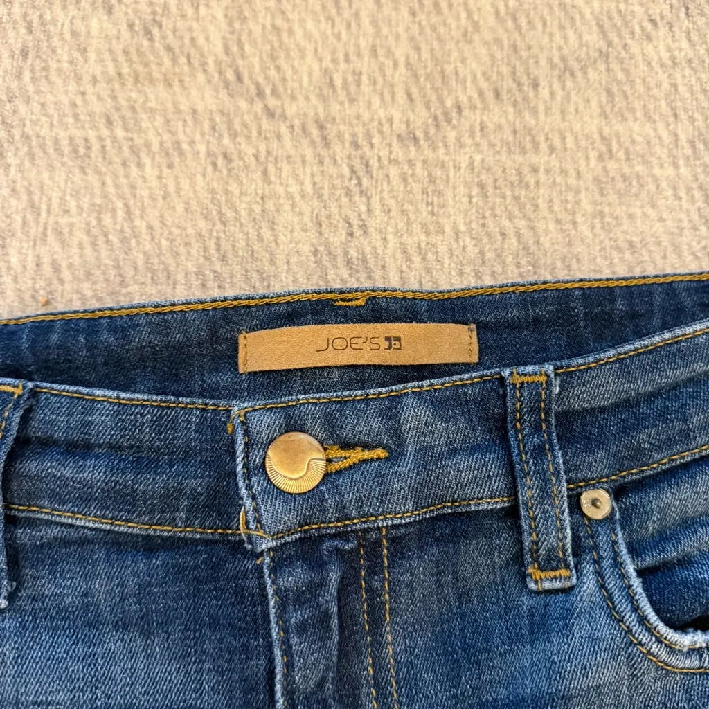 Joes Jeans High Rise Skinny Distressed 31 - Image 3