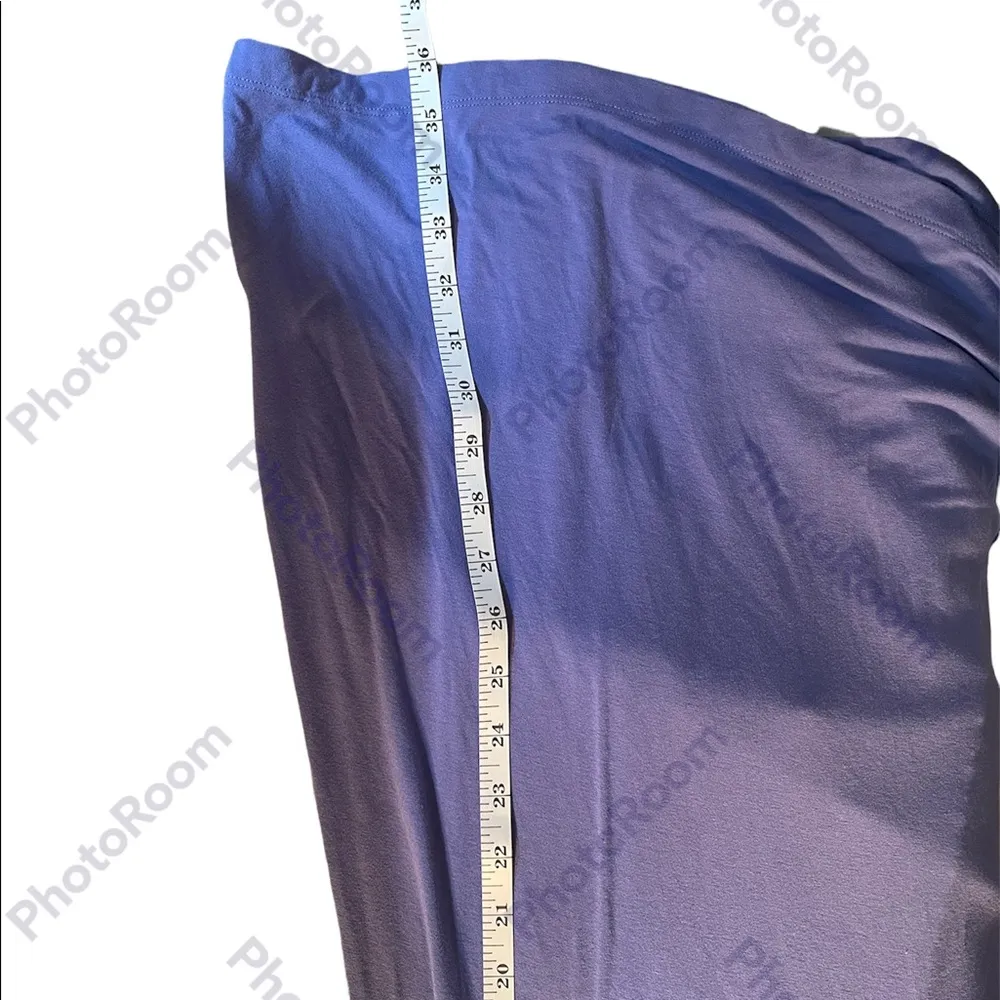 Loose Fit Ruffle Short Sleeve Round Neck Lavender Above the Kneee Dress - Image 9