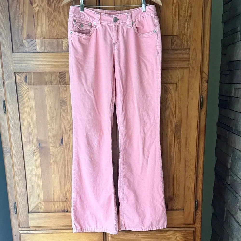 Aeropostale Women's corduroy bootcut Jeans in Soft Pink.  Size 5-6 Long. - Image 5