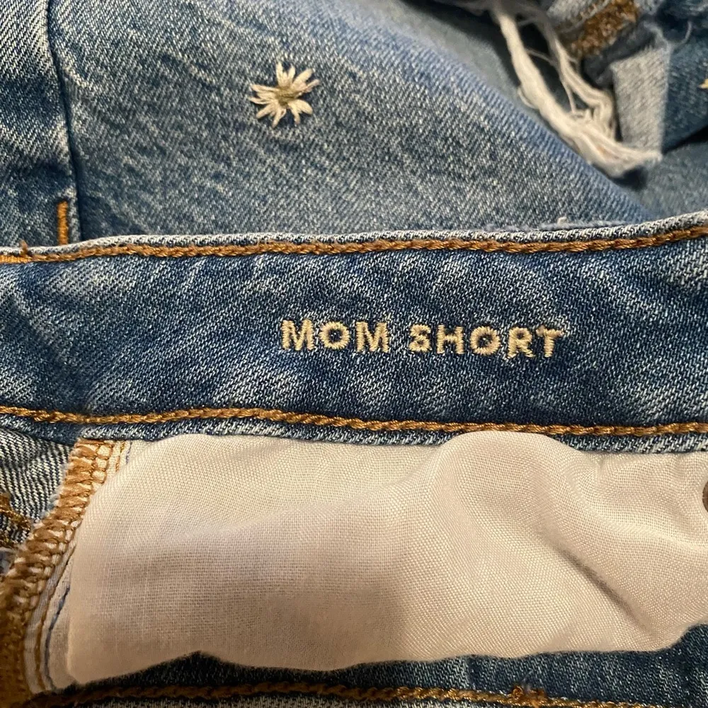 American Eagle Floral Embroidered Mom Shorts - Image 4