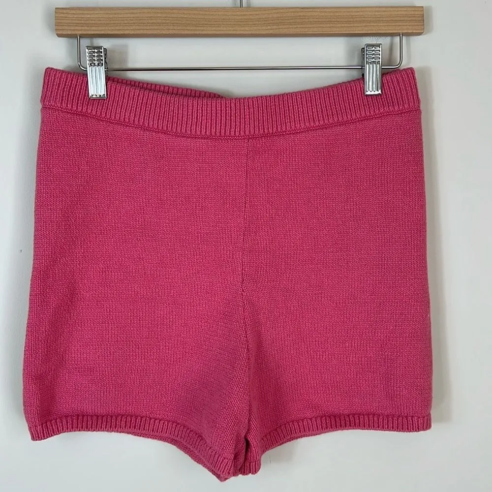 Reformation Knitted High Waist Retro 70s 90s‎ Shorts Size Large - Image 2
