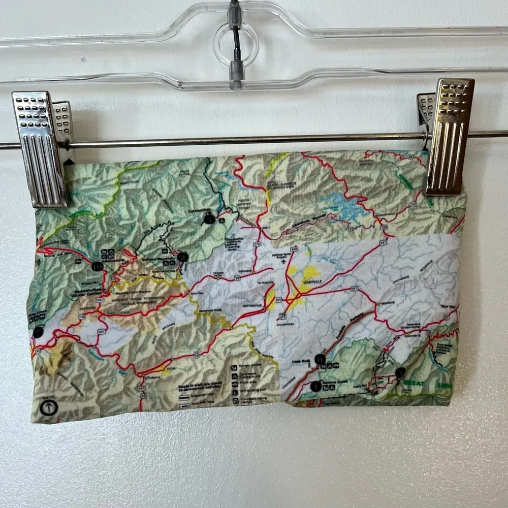NWOT Sugarsky Headband Map Print - Image 9