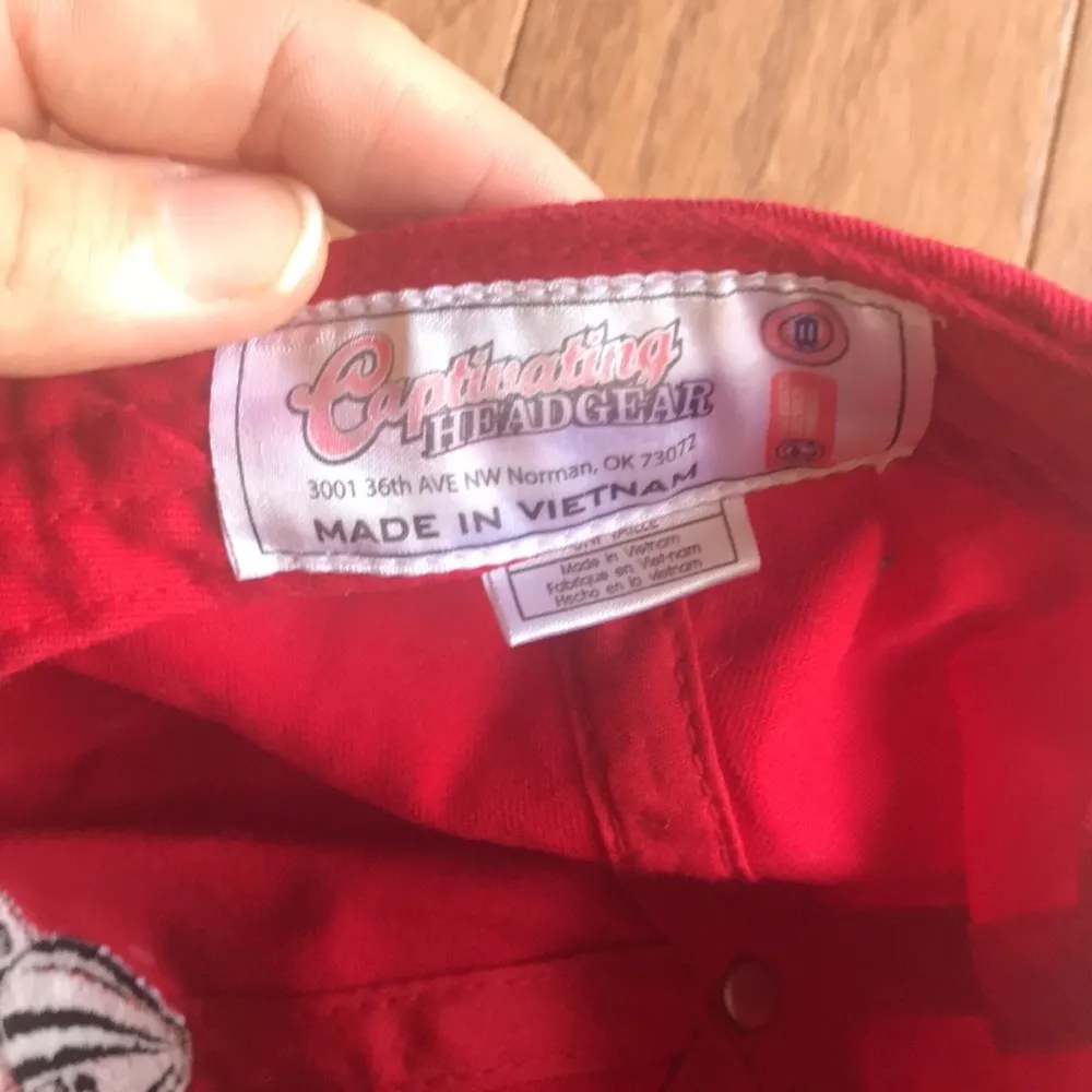 University of Georgia Bulldogs red baseball cap - Image 2