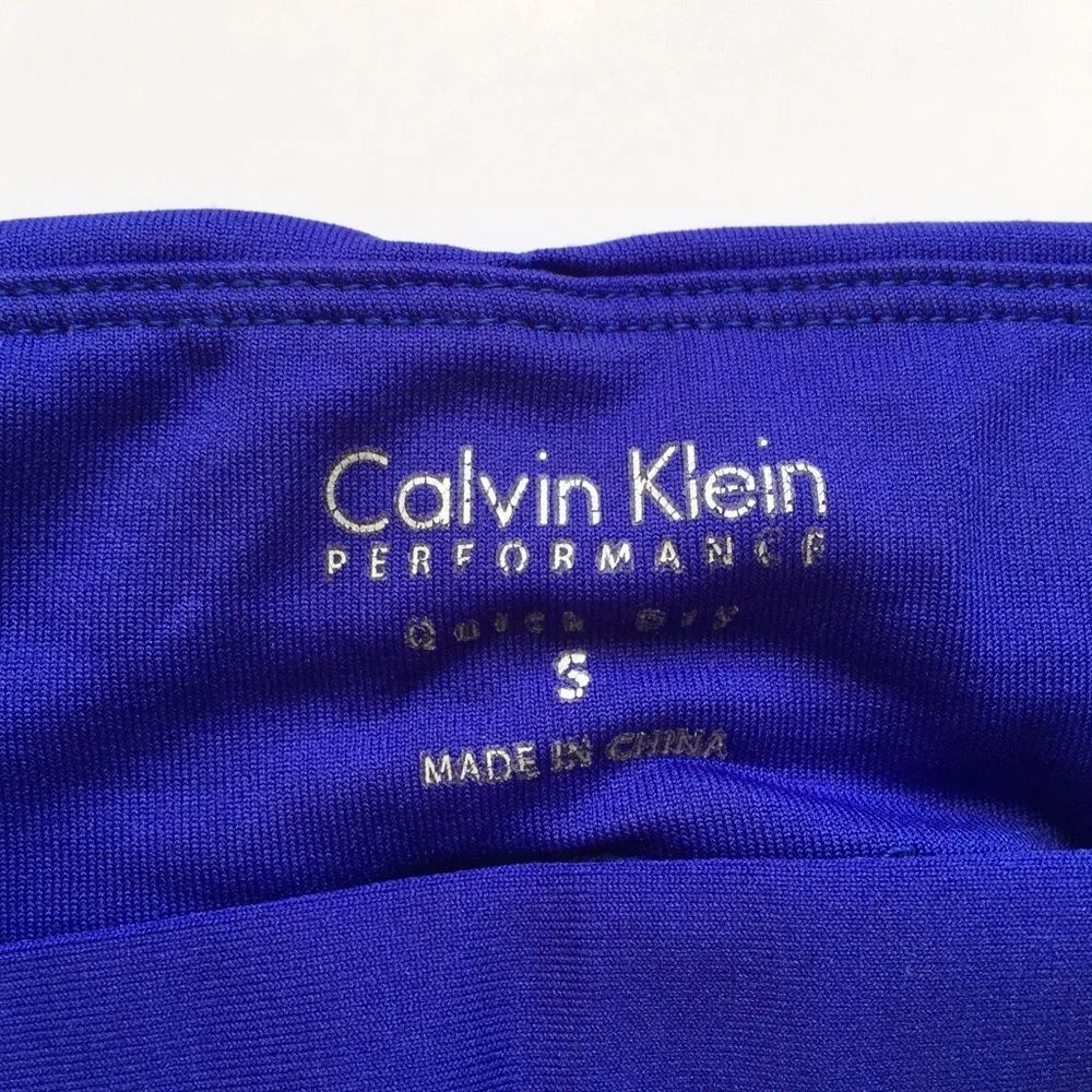 🔃Calvin Klein Performance Activewear Blue Capris - Image 6