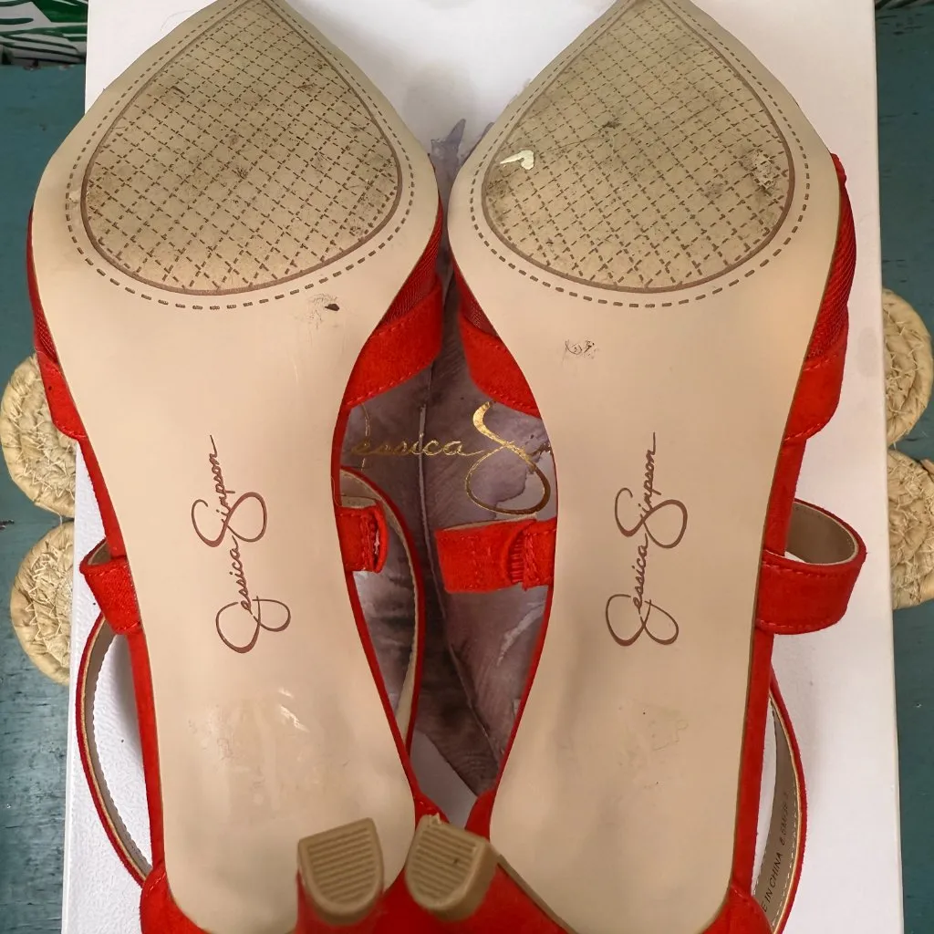 Jessica Simpson Red Negomi Pump - Size - Women's 8.5 - Image 6