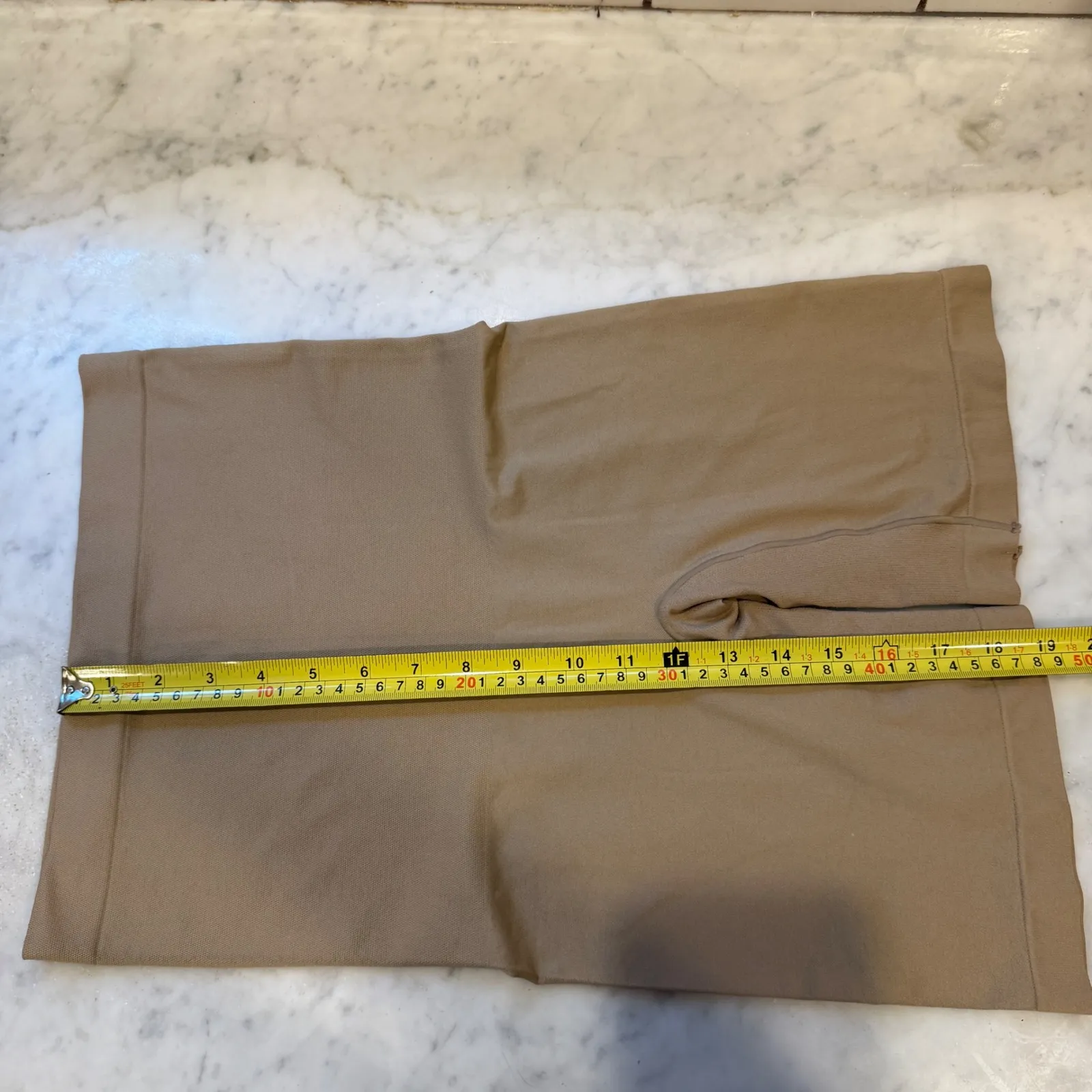 Soma Seamless‎ High Waist Thigh Shaper Panties Beige Smoothing M/L Tan Size M - Image 3