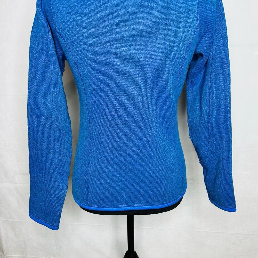 Patagonia Women’s 1/4 Zip Better Sweater Size S Electric Blue Outdoor - Image 7