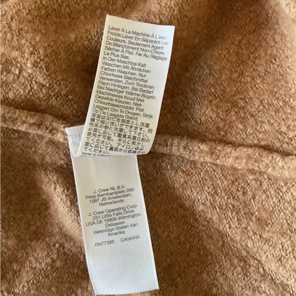 EUC Madewell Sz XS Sweater Mini Dress in Heather Camel $138 pilling fabric shave - Image 11