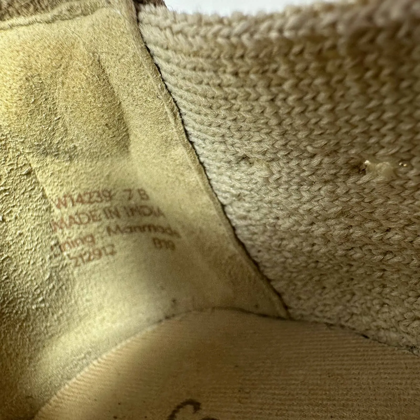 Cole Haan size 7 B 21292 grand‎ os slip on flats sparkly taupe knit espadrille - Image 10