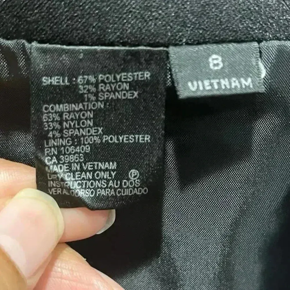 Tahari Women’s Gray‎ Black Work Business Professional Knee Length Pencil Skirt 8 - Image 5