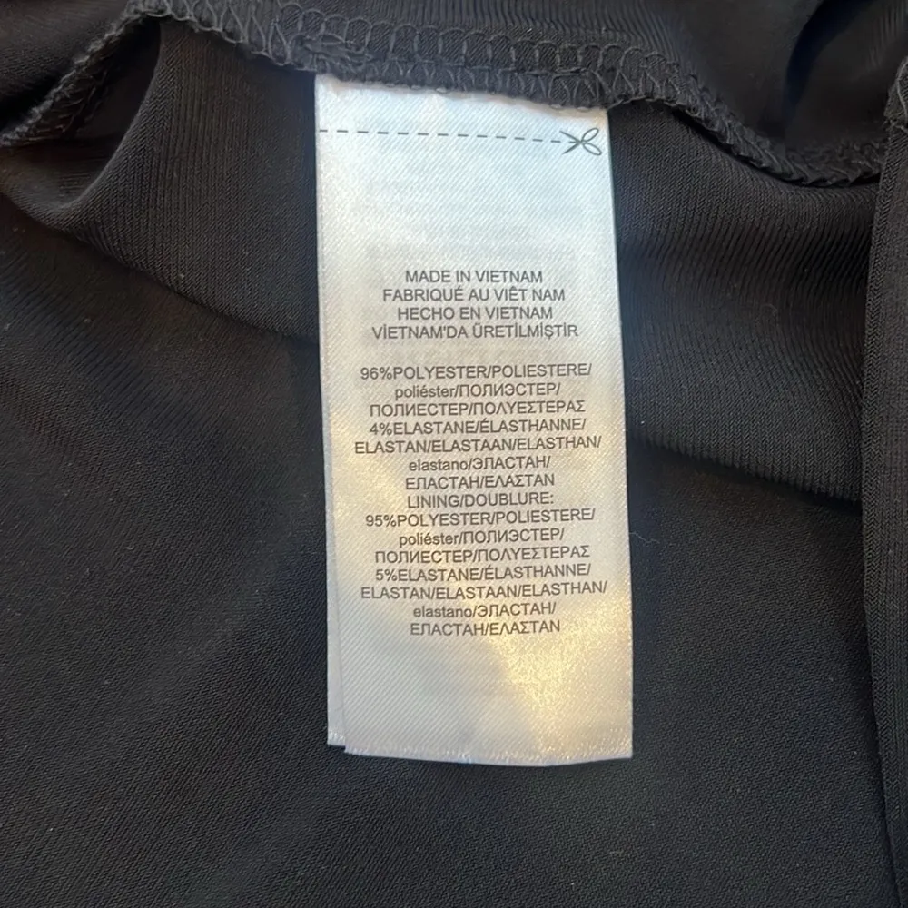 Lauren Ralph Lauren Connie Faux Wrap Floral Print Midi Party Dress Size 12 #163 Black - Image 11