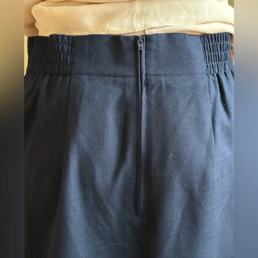 Navy Blue Vintage Zip In The Back SZ 14 Not True To Si… - Image 10