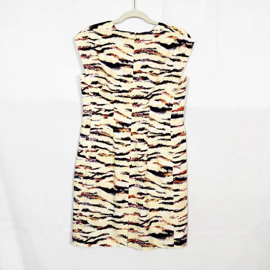 MM Lafleur The Maaza 2.0 Dress Airy Cotton Mojave Savannah Print Office Career - Image 5