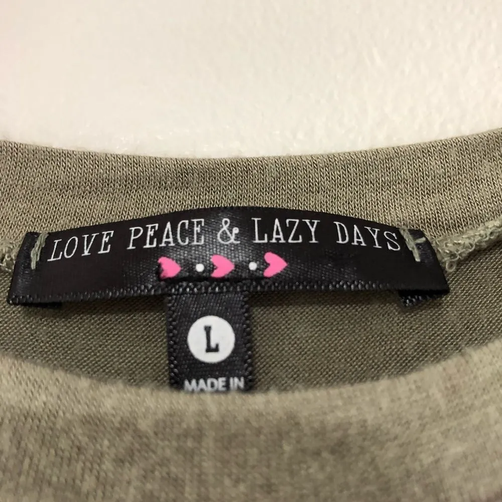 Love Peace and Lazy Days “this is my lucky shirt” - Image 4