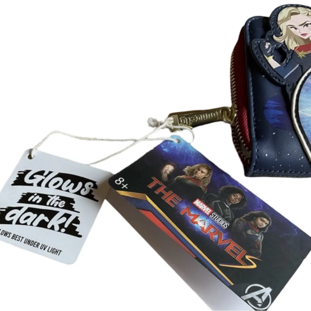 Loungefly Marvels The Marvels Glow In The Dark Zip Around Wallet - Image 7