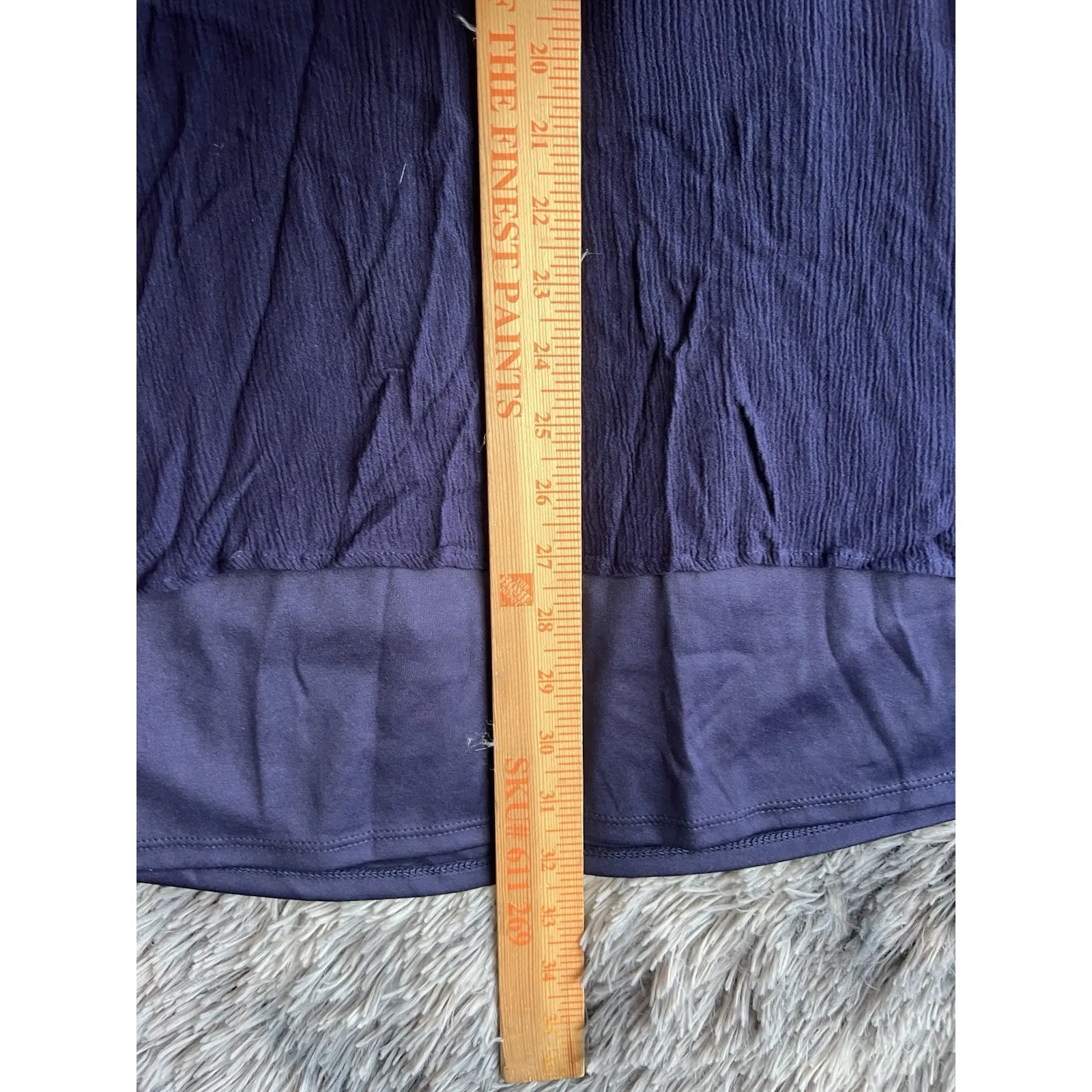 NAIF Cobalt Electric Blue Lined Lace Babydoll Oversized loose Fit Dress Boho 1X Size XL - Image 7