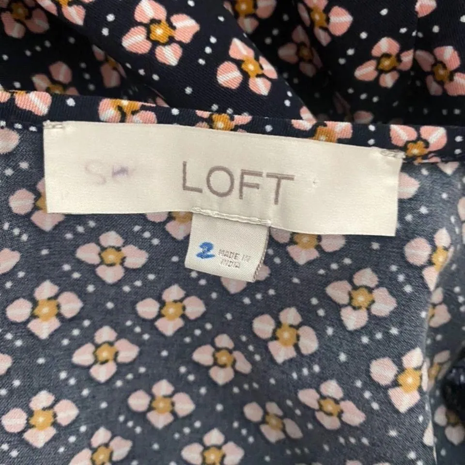 Loft SZ 2 belted casual dress - Image 5