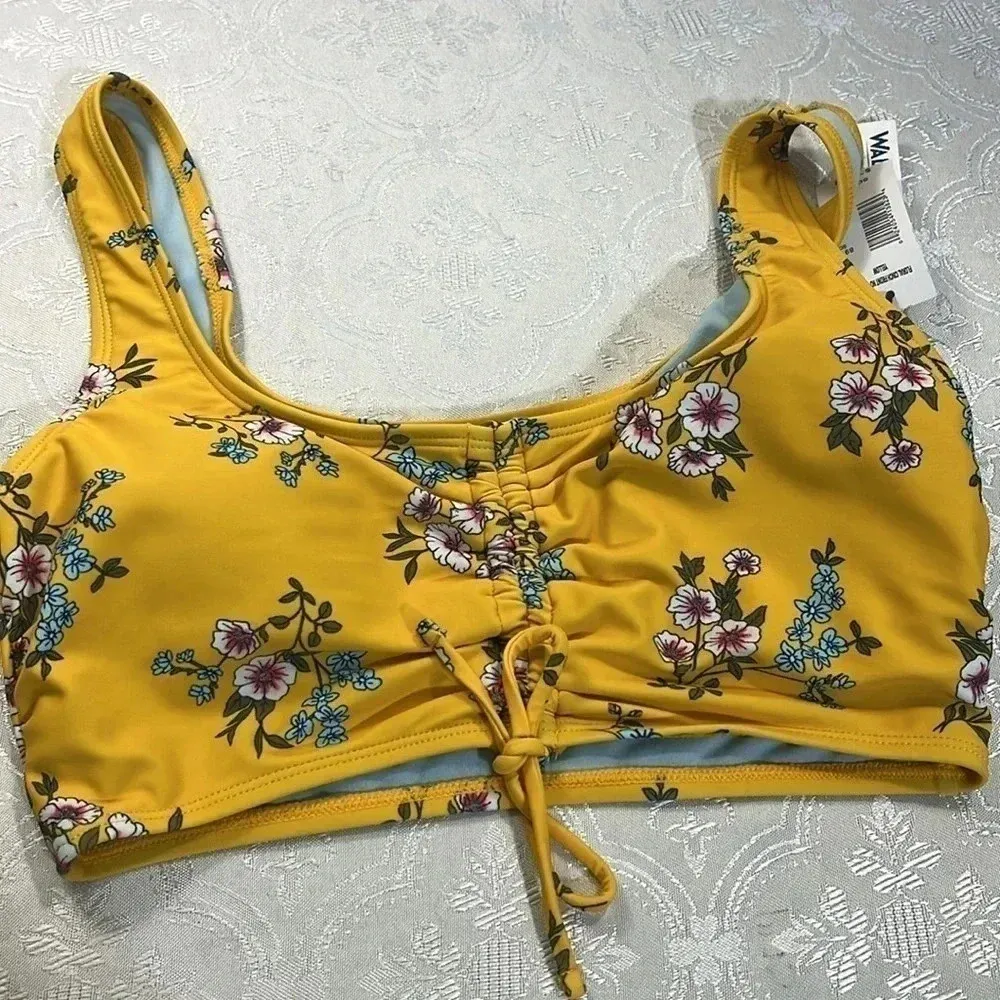 Wild flower swim wear M Yellow Size M - Image 3