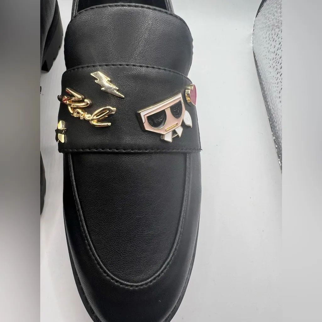karl lagerfeld Paris  Womens Loafers Black  Shoes Sz 6 - Image 4