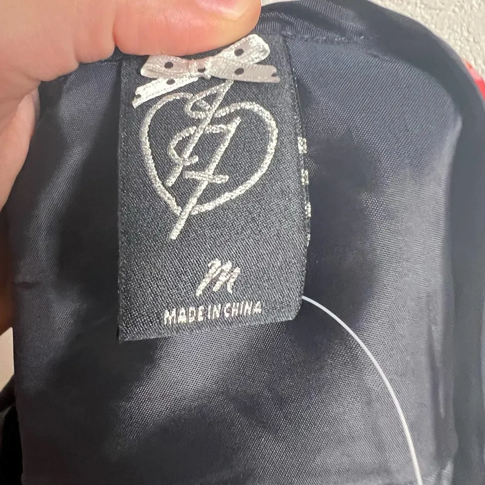 Iron Fist Roaming Hearts Skull Floral Print Fit & Flare Jersey Mini Dress Size M - Image 10