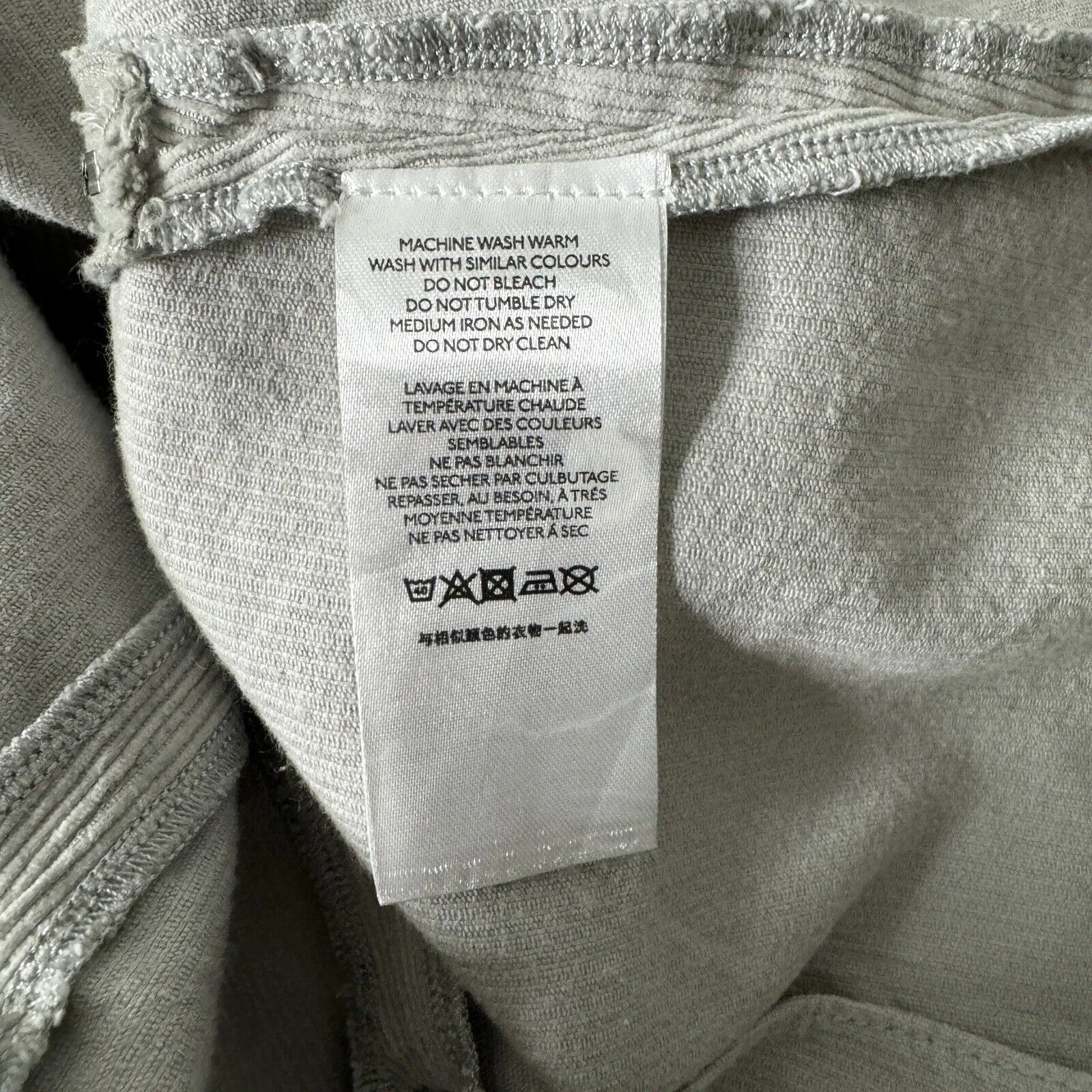 Urban Outfitters BDG Skirt Women Large Gray‎ ALine Pleated Corduroy Mini Neutral - Image 7