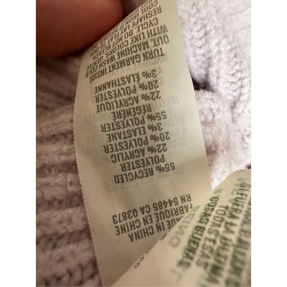 Aerie Unreal Womens Pink Soft Oversized Pullover Sweater sz XL Cozy Laggen Comfy - Image 5