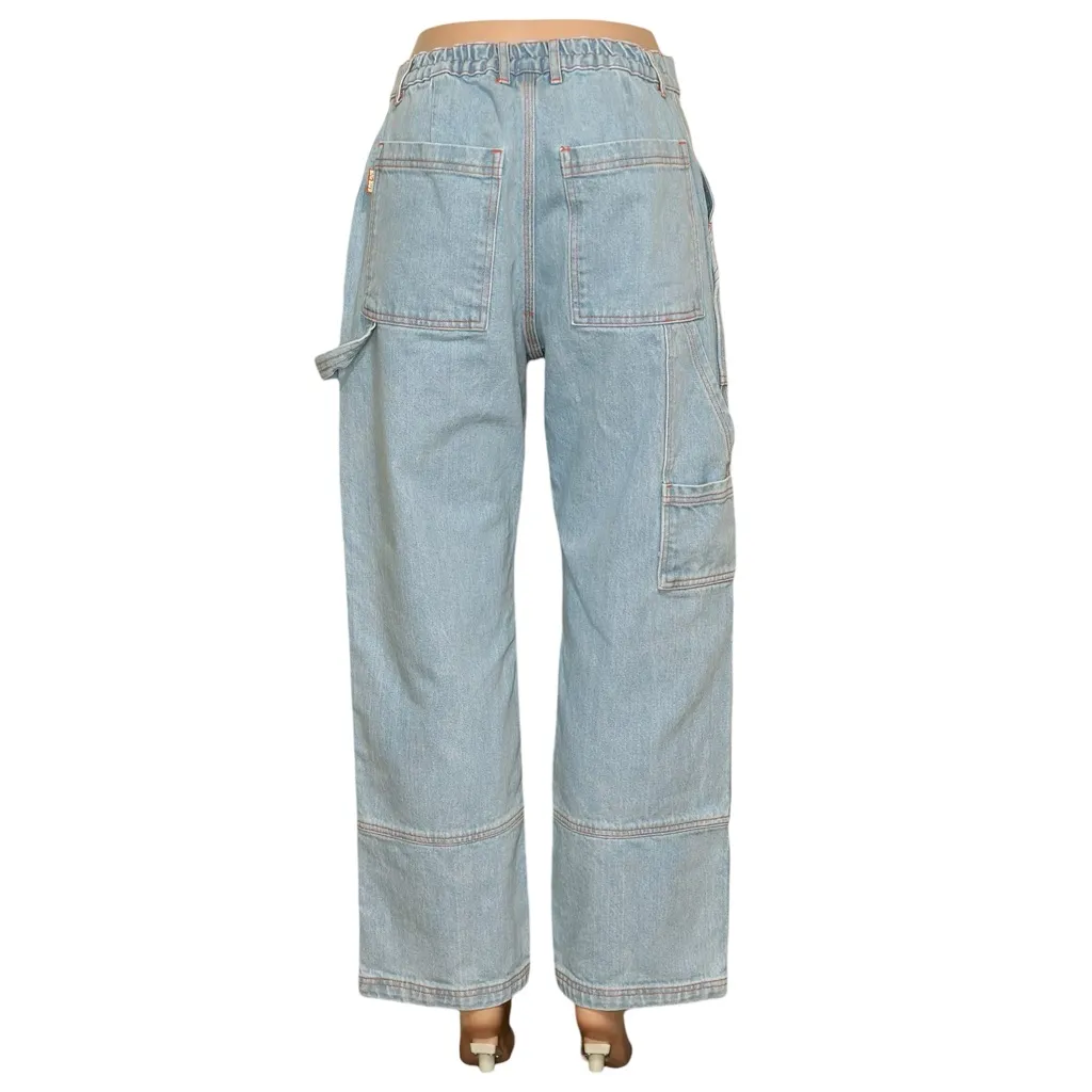 BIG BUD PRESS Carpenter Jeans, Light Wash, Medium Blue - Image 6