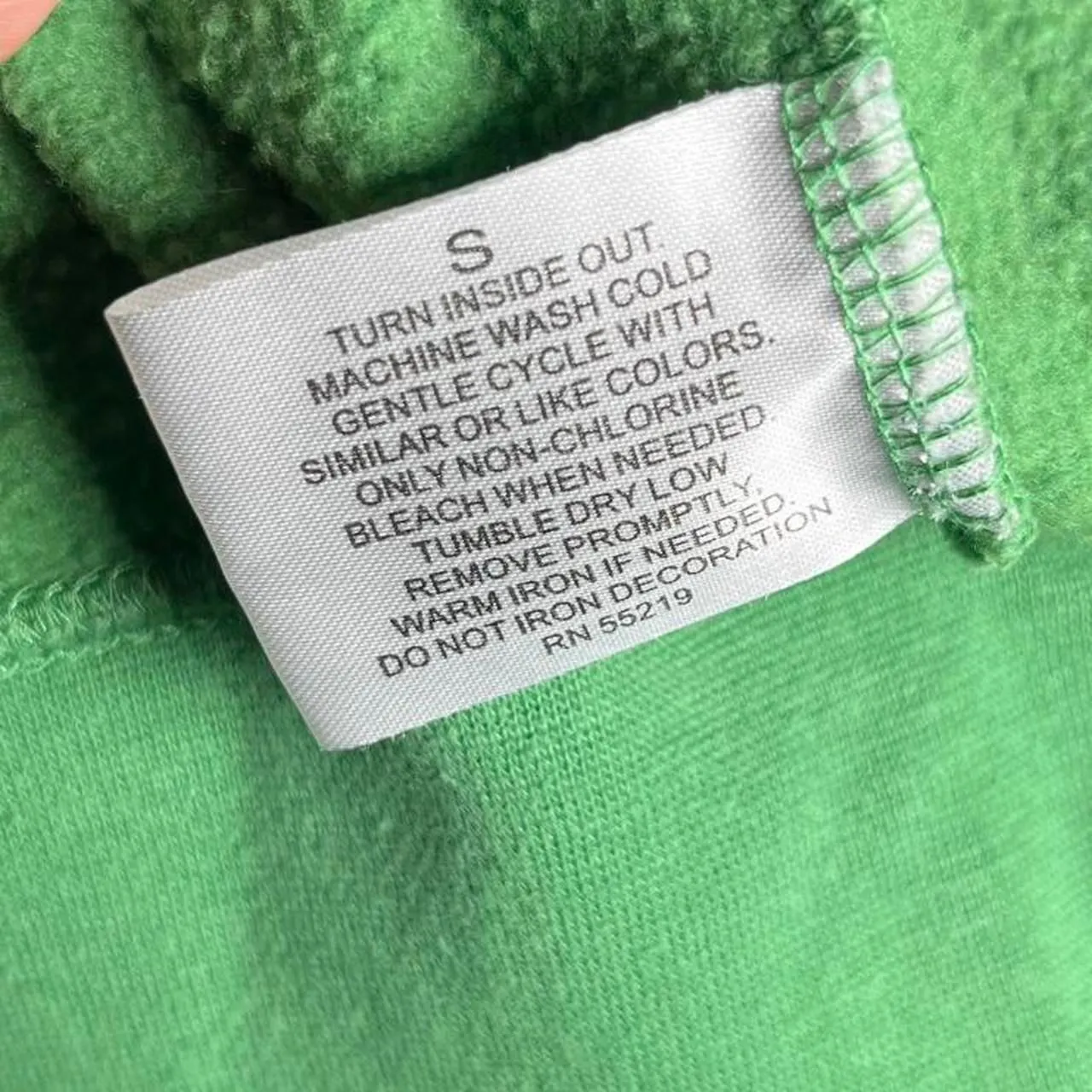 Tinkerbell Disney Fairy Y2K Style Zip Up Green Jacket ( Small ) Womens Love - Image 4