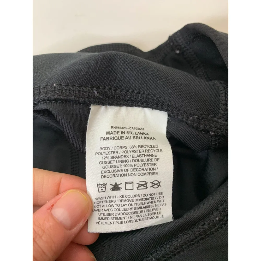 Nike Size M Dri-Fit Power Panel Wrap Tights Training Active Black 923294-012 - Image 6