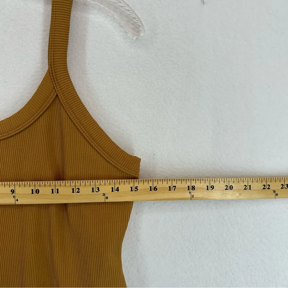 Wild Fable Tank Bodysuit Ribbed Thong Womens 2XL Brown - Image 4