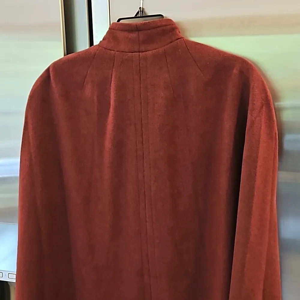 💕TRINA TURK💕 Parker Cape ~ Knit Melton Cab Frank Large L NWT - Image 10