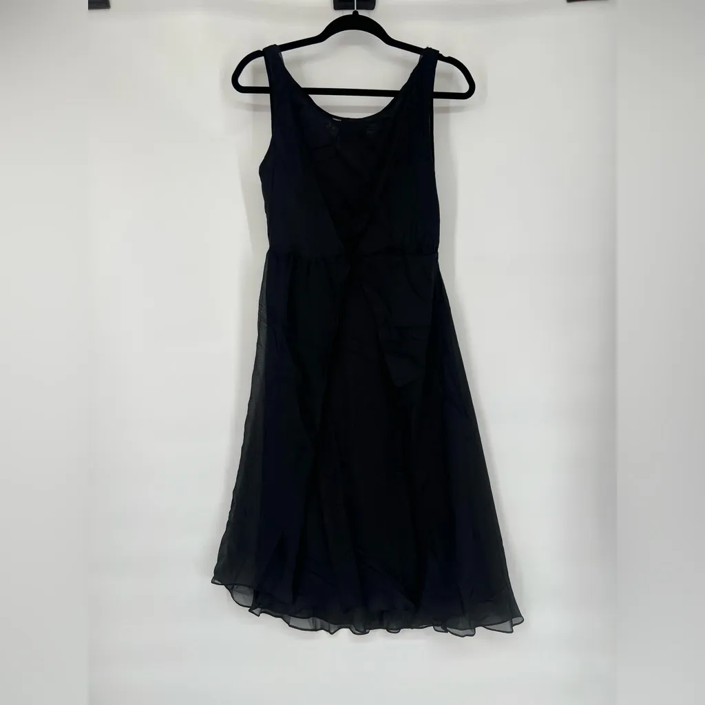 Roberta Furlanetto Roberta Furla Netto Black Silk Chiffon Dress Italy Evening Size undefined - Image 2