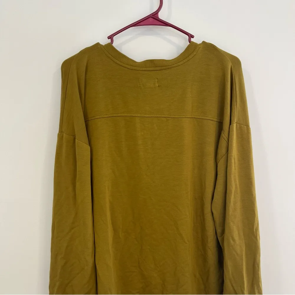 Lou & Grey Signaturesoft Henley Top Size XL Cozy Relaxed Loungewear - Image 6