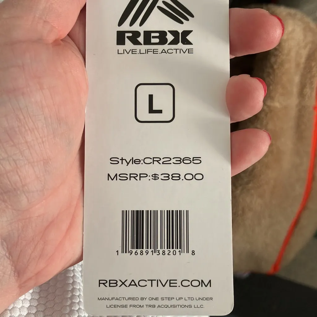 NWT RBX Sprinter Mesh Running Tee, Large White - Image 7