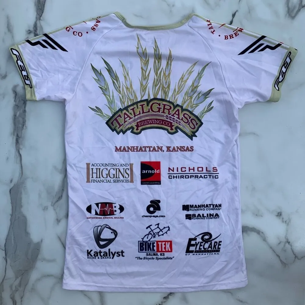 Tallgrass Brewing Company race shirt Kansas White Size L - Image 2