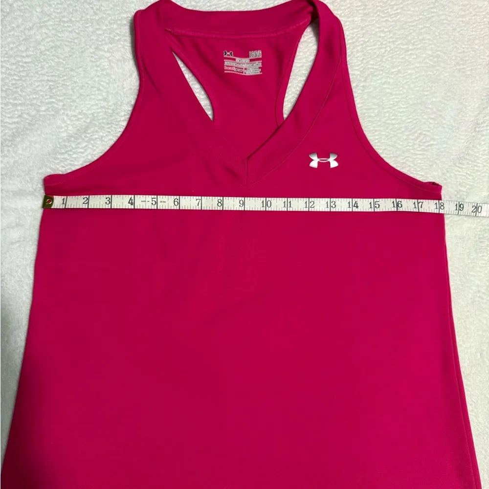 Under Armour Pink Racerback Tank Top Moisture-Wicking - Image 2