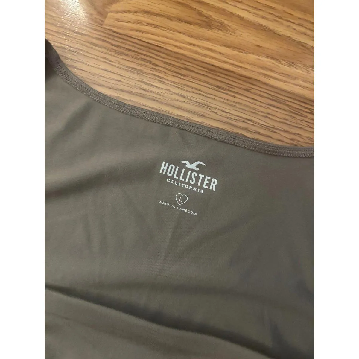 Hollister Square Neck Long Sleeve Size Large - Image 2