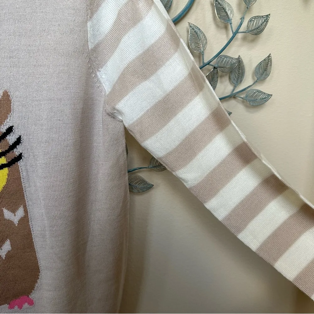 Love by Design Owl Lightweight Crewneck Pullover Acrylic Sweater Sz M NWT - Image 4