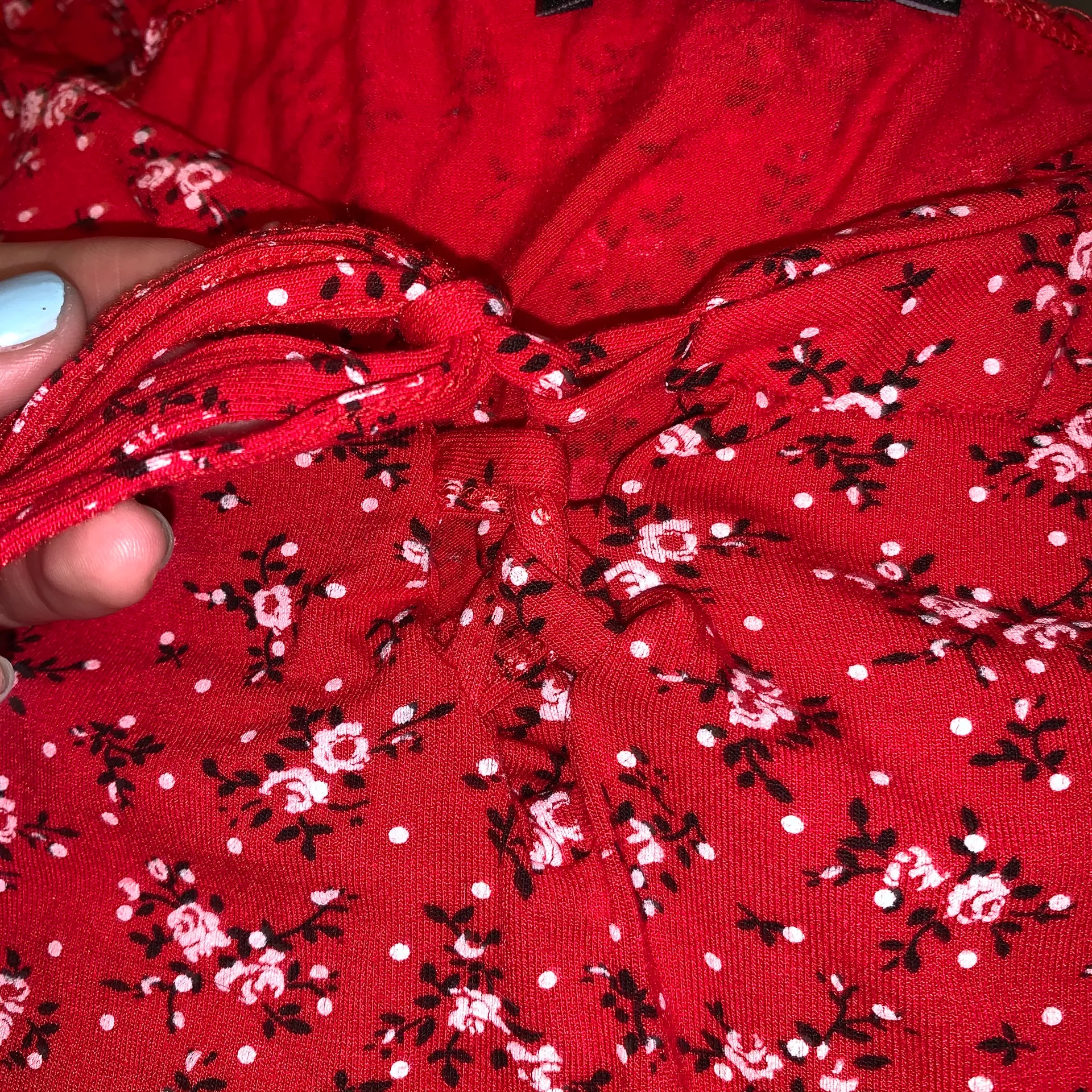 Red Floral Dress - Image 6